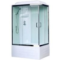 Душевая кабина Royal Bath BP 100х80 RB8100BP6-WT-CH-L стекло прозрачное задняя стенка Белая Душевая кабина Royal Bath BP 100х80 RB8100BP6-WT-CH-L стекло прозрачное задняя стенка Белая