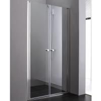 Душевая дверь в нишу Cezares ELENA-W-B-2-90-P-Cr профиль Хром стекло рифленое