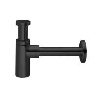 Сифон, Fima Carlo Frattini, Spillo Up, тип сифона-бутылочный, размер ввод/отвод-1 1/4", цвет-черный матовый