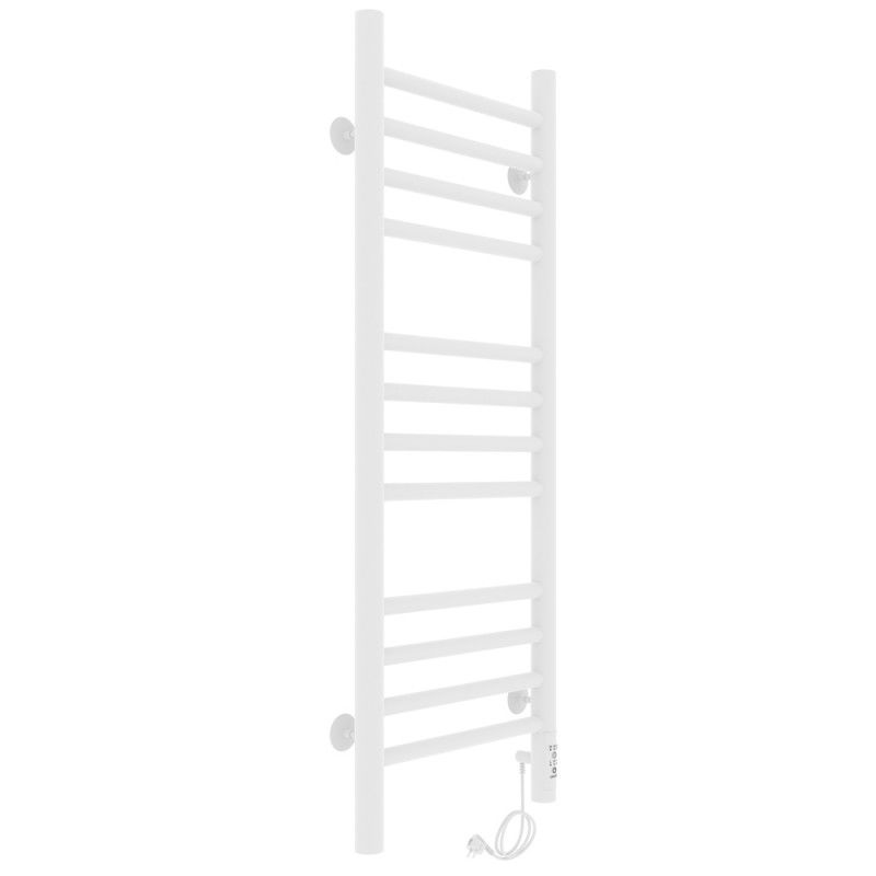 Полотенцесушитель электро "Лаванда ЧК П12 300х900", белый муар, правый