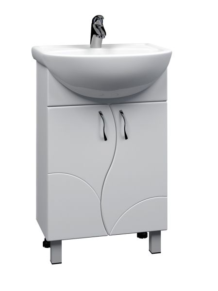 Тумба под раковину напольная VIGO Alessandro tn.ALE.UYU.55.2D, 55 см