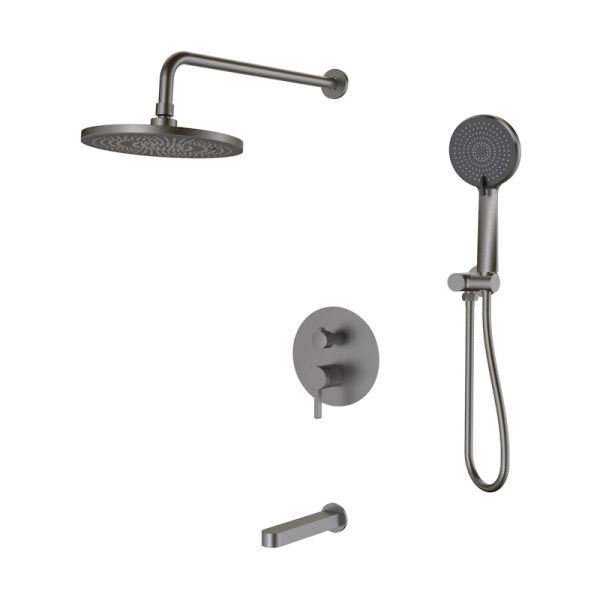 Душевая система встраиваемая Esko Sochi Gun metal 7in1SCGM, оружейная сталь