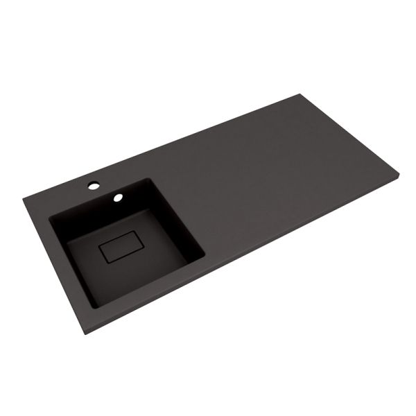 Раковина Florentina Аванти 100 см 10.310.0L100.302, антрацит