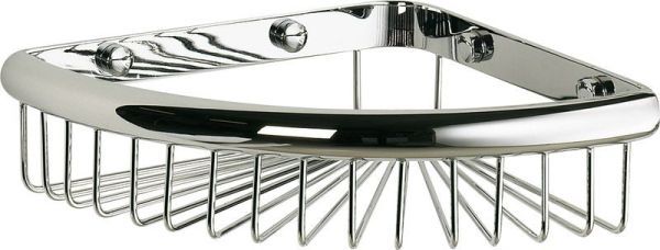 Sanibano, решётка угловая 1-уровневая (16х16хh5,4 см), цвет черный матовый