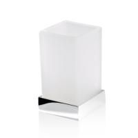 Decor Walther Corner SMG Стакан настольный, стекло сатинированное, цвет: хром ЗАКАЗ ПО ЗАПРОСУ