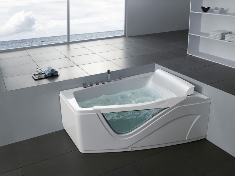 Акриловая ванна Gemy G9056BR 170х130 с гидромассажем Акриловая ванна Gemy G9056BR 170х130 с гидромассажем