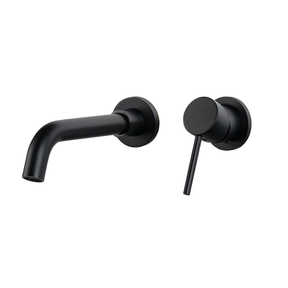 Смеситель для раковины встраиваемый FILARETE Roun FL4020BL, черный