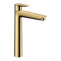 Смеситель для раковины, Hansgrohe, Talis E, тип открывания воды-однорычажный, тип регулирования воды-керамический узел смешивания, отверстия для монтажа-1, высота, мм-292, вынос излива, мм-183, цвет-полированное золото, без сливного гарнитура Смеситель для раковины, Hansgrohe, Talis E, тип открывания воды-однорычажный, тип регулирования воды-керамический узел смешивания, отверстия для монтажа-1, высота, мм-292, вынос излива, мм-183, цвет-полированное золото, без сливного гарнитура