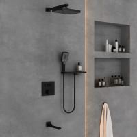 Душевой комплект VSFW-4311RMB встраиваемый, 3 режима, черный