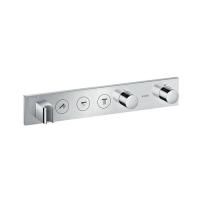 AX Встраиваемый термостат для душа, 3 потреб, Select 530/90, (внешняя часть), цвет: хром AX Встраиваемый термостат для душа, 3 потреб, Select 530/90, (внешняя часть), цвет: хром