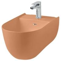 Artceram THE ONE Биде подвесное  52х35, с креплениями, с 1 отв под смеситель. цвет arancio cammeo