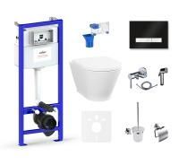 Комплект 10 в 1 Lavinia Boho Elegant Rimless 75110815, премиум со стеклянной клавишей