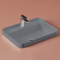 Artceram FUORI SCALA Раковина встраиваемая 60х45 см, 1 отверстие, цвет denim Artceram FUORI SCALA Раковина встраиваемая 60х45 см, 1 отверстие, цвет denim