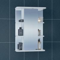 Зеркальный шкаф СаНта Герда 50 101018 с подсветкой, цвет белый