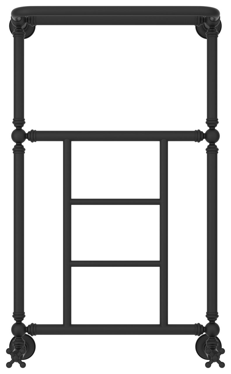 Полотенцесушитель водяной "Ренессанс 1452" 860х500 (МУАР Темный Титан)