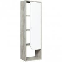 Шкаф пенал Runo Сити 35 4620750028794 подвесной Скандинавский Дуб Белый