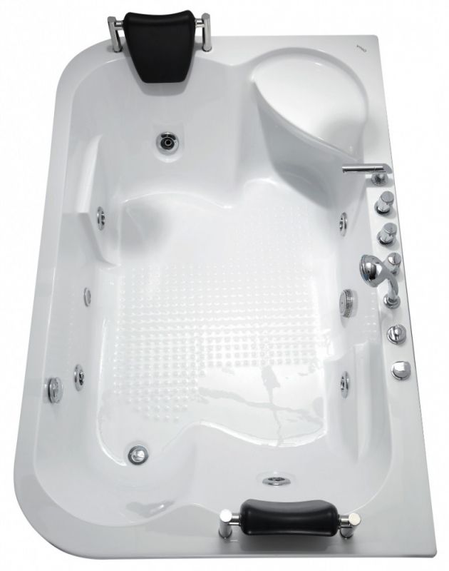 Акриловая ванна Gemy G9085BL 182х116 с гидромассажем Акриловая ванна Gemy G9085BL 182х116 с гидромассажем