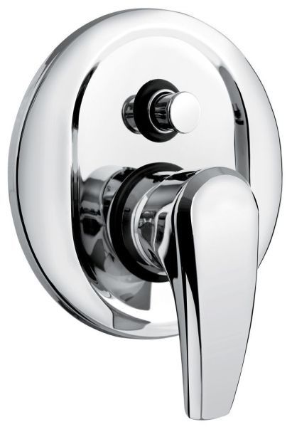 Внутристенный смеситель Kali на  выхода, цвет хром