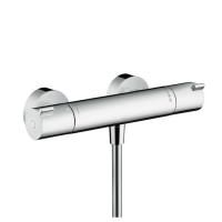 Смеситель для душа, Hansgrohe, Ecostat 1001 CL, тип регулирования воды-термостатический картридж, тип установки-настенный, отверстия для монтажа-2, комплектация-с шумопоглотителем, цвет-хром, грязеулавливающий фильтр входит в комплект поставки Смеситель для душа, Hansgrohe, Ecostat 1001 CL, тип регулирования воды-термостатический картридж, тип установки-настенный, отверстия для монтажа-2, комплектация-с шумопоглотителем, цвет-хром, грязеулавливающий фильтр входит в комплект поставки