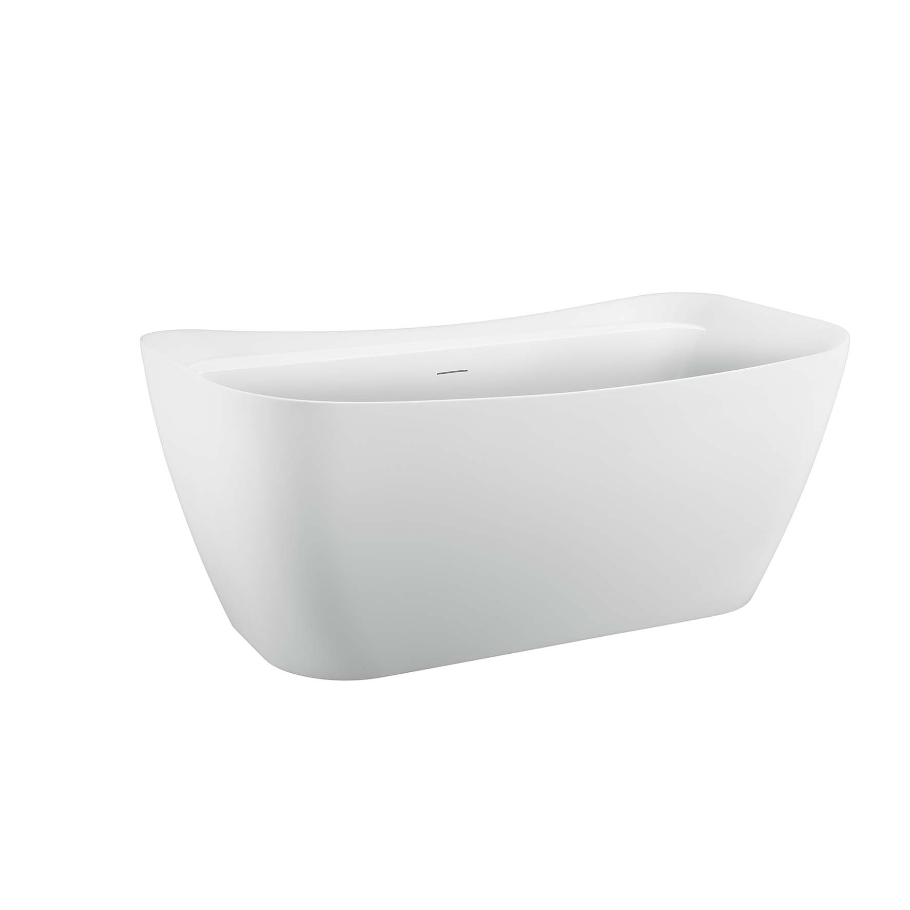 Ванна акриловая,отдельностоящая, AQUATEK AQ-197778 АМАДЕО 1700 * 780 * 650. В Комплекте со сливом и ножками.Цвет: белый глянцевый.