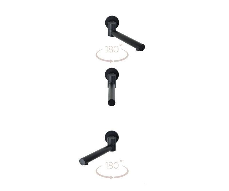 Душевая система встраиваемая Bronze de Luxe SCANDI 14582B, черный, артикул 14582B