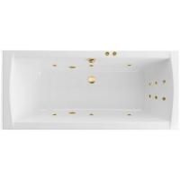 Ванна EXCELLENT Aquaria Lux 180x80 "LINE" (золото)