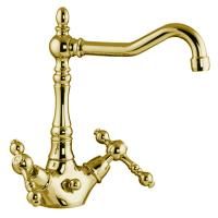 Fima Carlo Frattini Epoque Cмеситель для раковины, на 1 отв., с донным клапаном, цвет: золото
