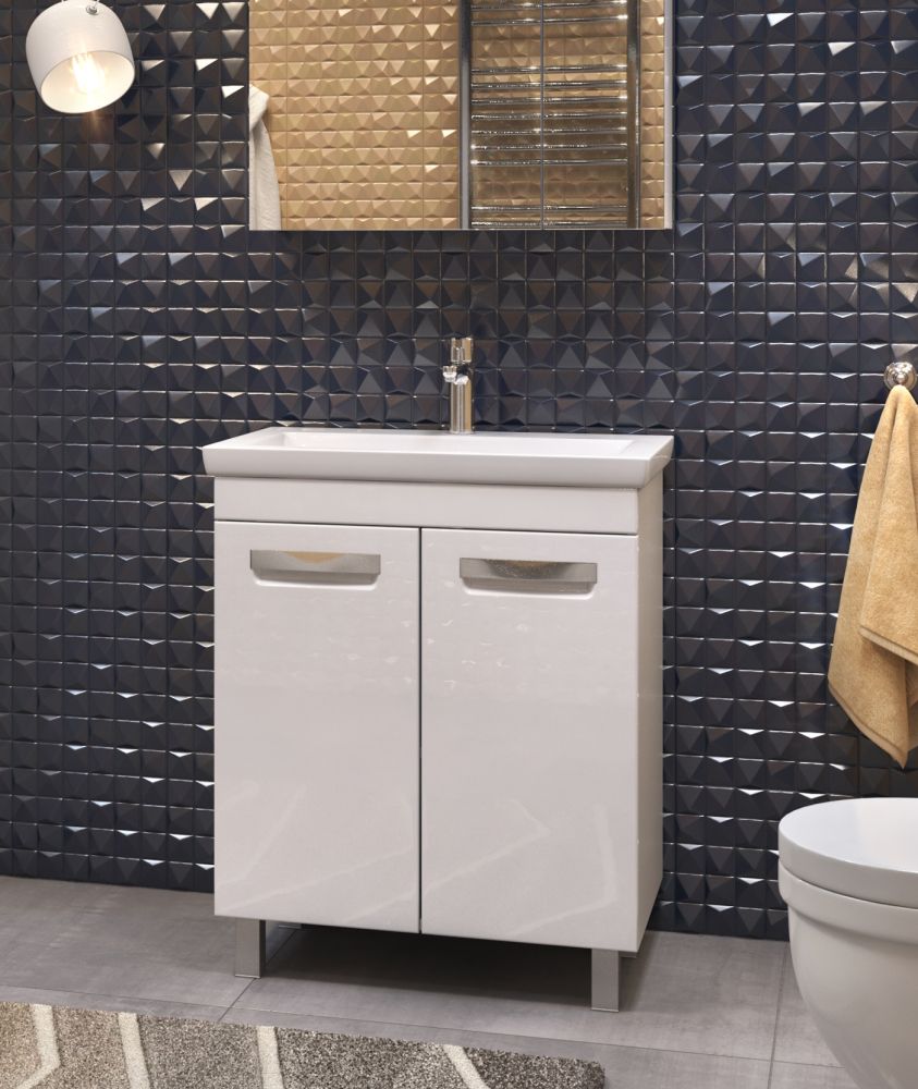 Тумба под раковину напольная VIGO Plaza tn.PLA.COM.70.2D, 70 см, артикул tn.PLA.COM.70.2D