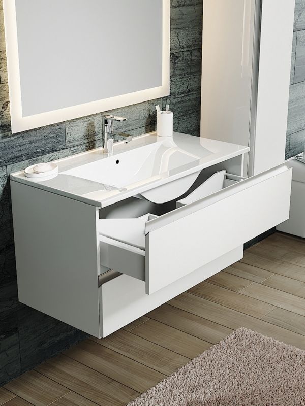 Тумба с раковиной SanVit Авеню-2 100 kavenu2100 с фактурой под дерево подвесная Шелк Сталь Тумба с раковиной SanVit Авеню-2 100 kavenu2100 с фактурой под дерево подвесная Шелк Сталь