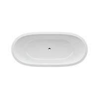 Laufen Alessi One Ванна 1780x820x460мм, встраиваемая, овальная, (с комплектом опор), материал: композит, цвет: белый