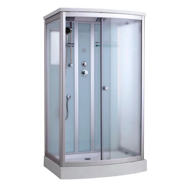 Душевая кабина Timo Standart Silver Fabric T-6615SF, 120x90x220