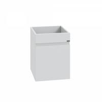 Тумба под раковину над стиральной машиной подвесная "Марс-38" 1 ящ. (ум. Лидер 1000 литой мрамор)