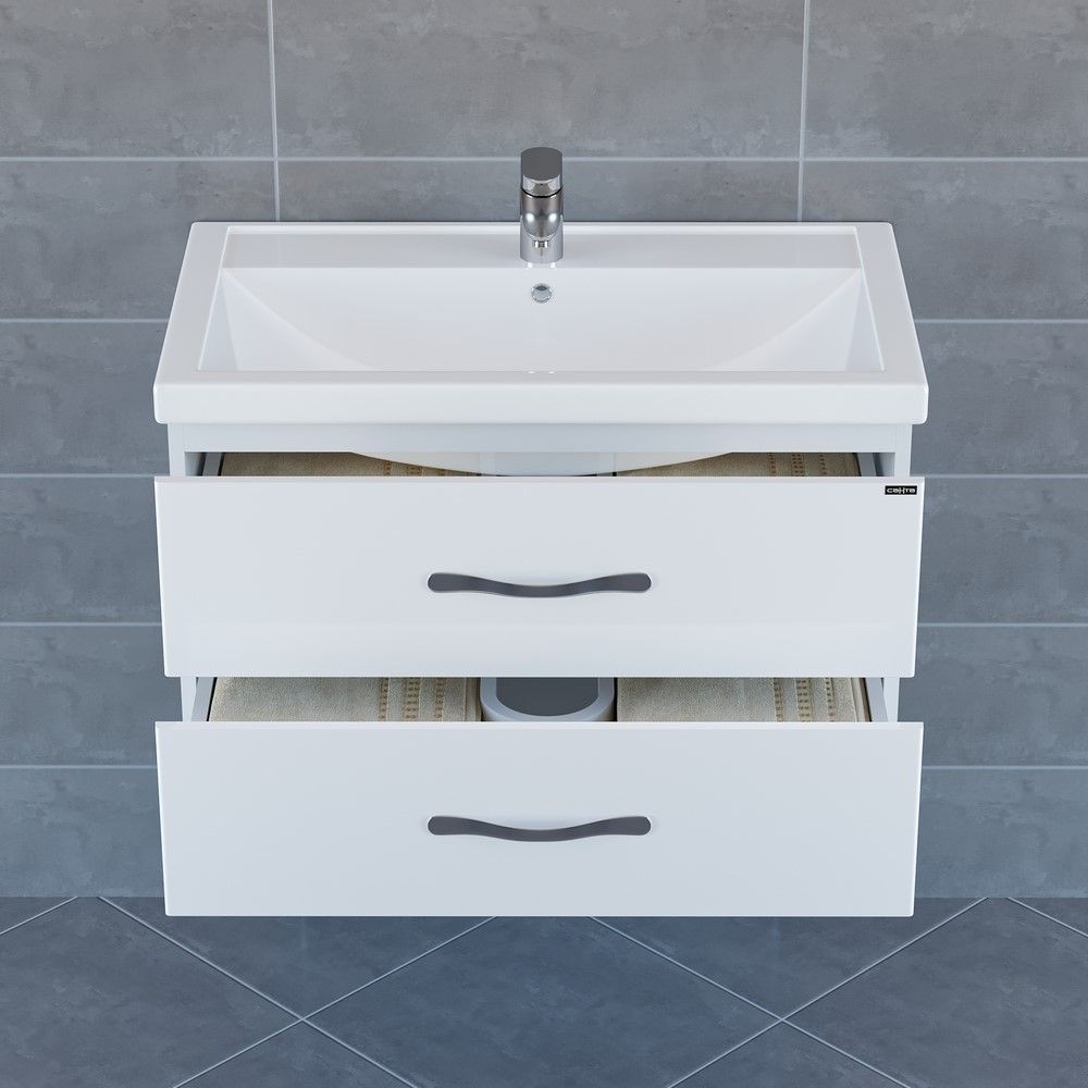 Тумба для умыв. "Виктория 80"  NEW подвес. (ум. Фостер 80)