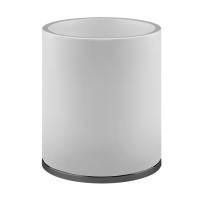 Gessi Tondo Корзина для мусора цвет:  белая/Black XL Gessi Tondo Корзина для мусора цвет:  белая/Black XL