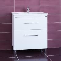 Тумба для умывальника СаНта Вегас 75, 226030, 2 ящика, напольная  (ум. Оскар 75)