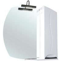 Зеркало со шкафом Bellezza Глория 75 с подсветкой R Белое Зеркало со шкафом Bellezza Глория 75 с подсветкой R Белое