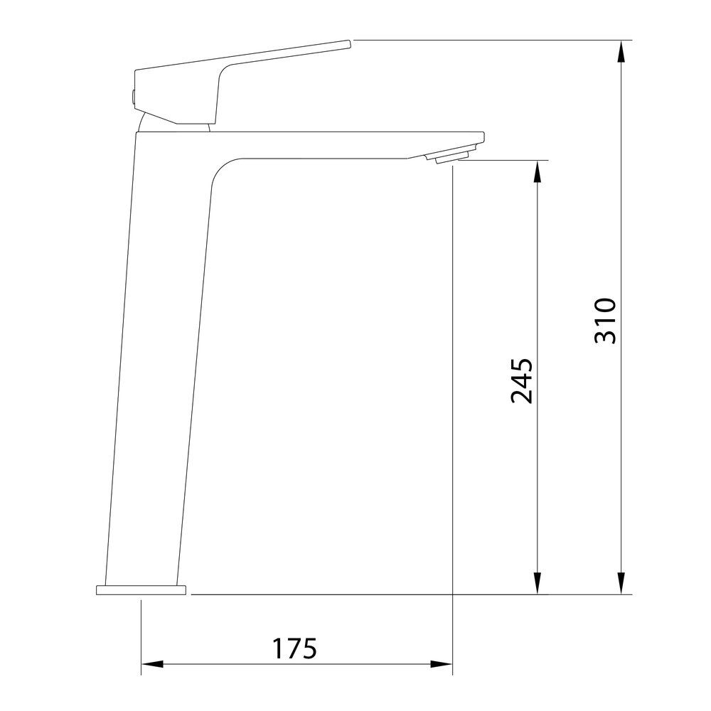 Смеситель Clever VOGUE XTREME 61407 для раковины