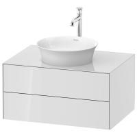 Duravit White Tulip Тумбочка подвесная,  408x800x550 мм, 2 ящика, цвет: белый высокоглянцевый