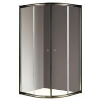 Душевой уголок Cezares Giubileo R2 100x100 GIUBILEO-R-2-100-SCORREVOLE-C-Br профиль Бронза стекло прозрачное