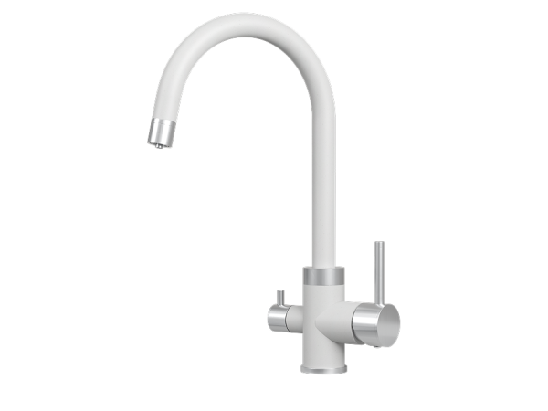 Смеситель для кухни GRANULA (5169, АРКТИК (БЕЛЫЙ))