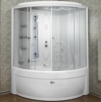 Душевой бокс Radomir Вирсавия 2 170x125 R 1-04-1-2-5-0700 профиль Белый стекло прозрачное