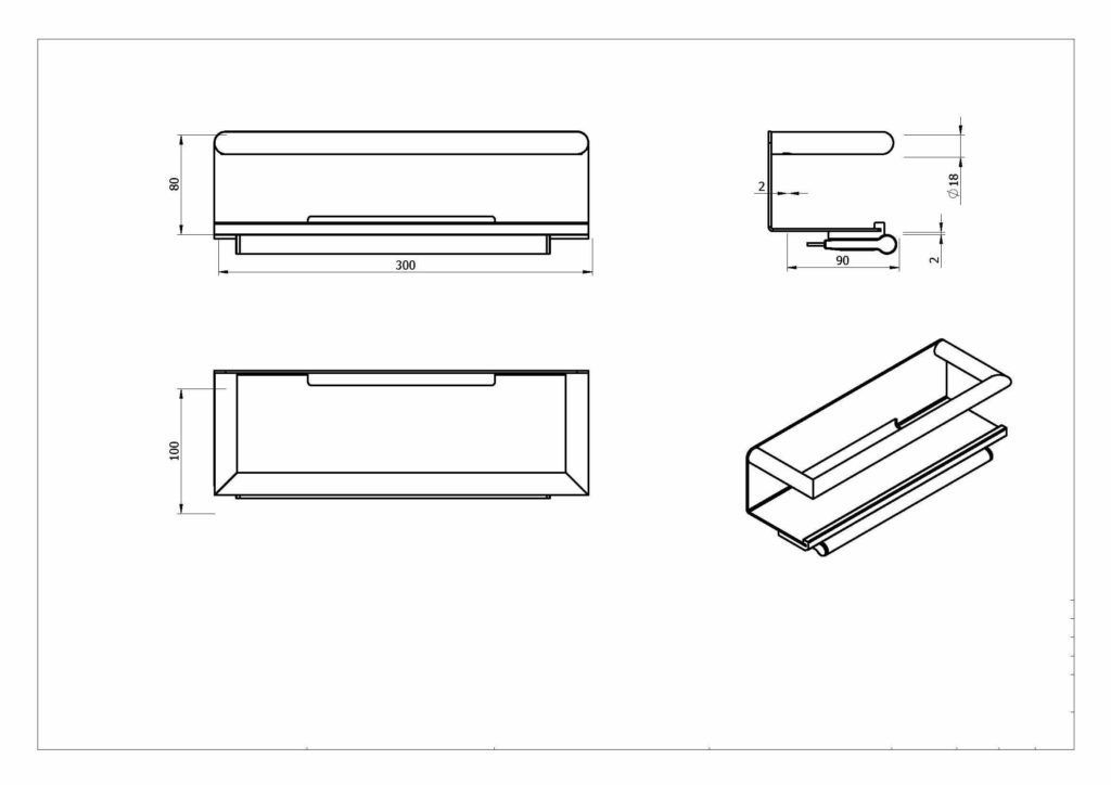 Аксессуар для ванных комнат Black&White SN-2351
