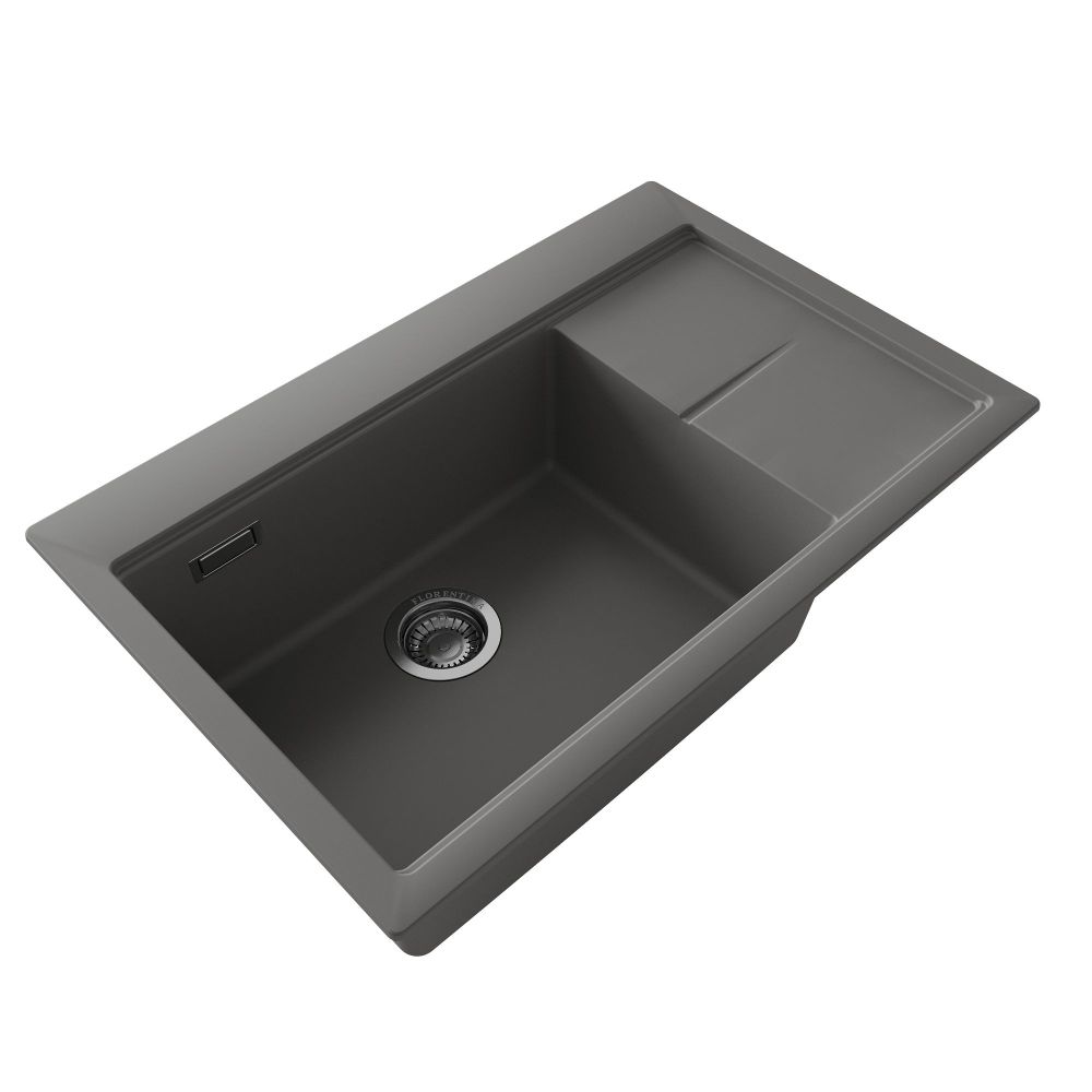 Кухонная мойка с разделочной доской Florentina РОССАНА 20.500.C0780.307, серый шёлк, артикул 20.500.C0780.307