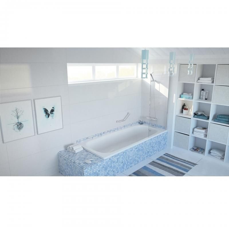 Стальная ванна BLB Universal HG B50H 150x70 без гидромассажа с шумоизоляцией