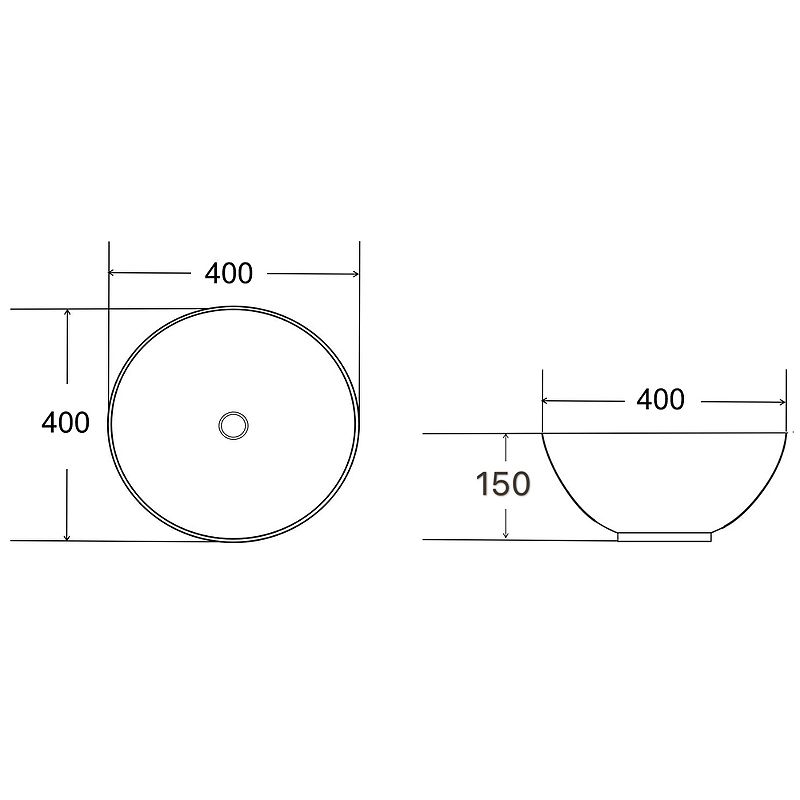 Раковина-чаша Bronze de Luxe 40 147B Бронза с декором