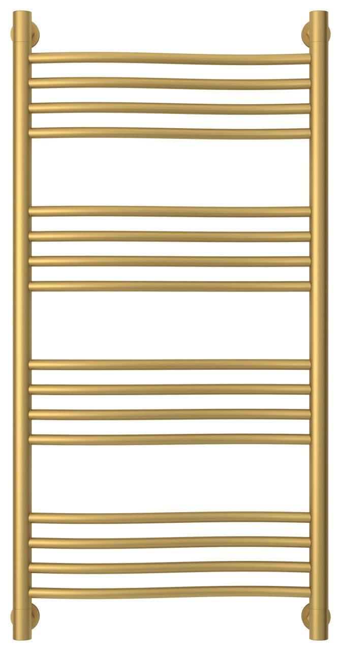 Полотенцесушитель водяной "ФЛЮИД+" 1000х500 (Матовое ЗОЛОТО)