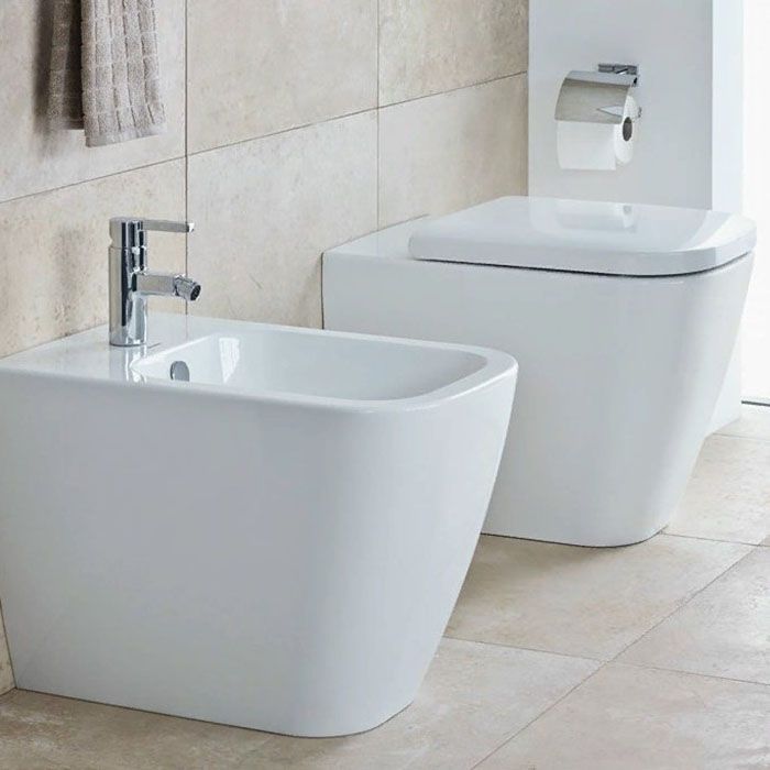 DURAVIT HAPPY D.2 Унитаз напольный 570х365 мм., пристенный вариант, для независимого подключения воды, включая крепление, HygieneGlaze, цвет белый