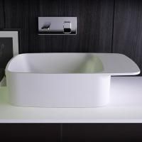 KNIEF Pride Раковина настольная  67х40х15 см, без отв под смеситель, цвет белый матовый