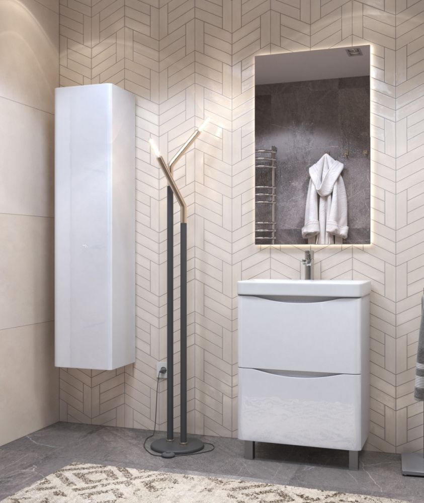 Пенал (35см) VIGO Glem pp.GLE.35, белый, артикул pp.GLE.35