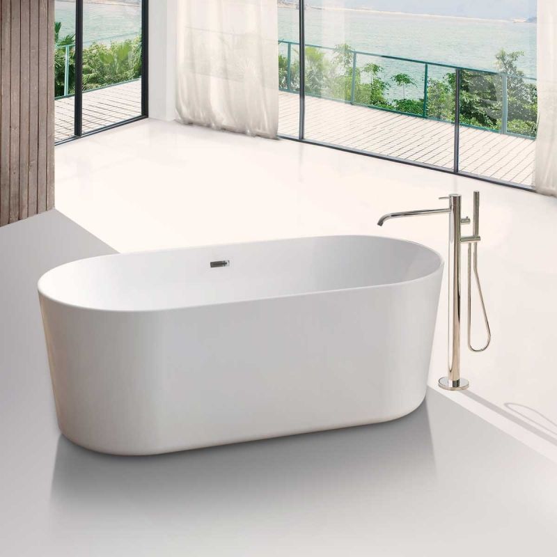 Акриловая ванна Vincea VBT-115 170x75 без гидромассажа